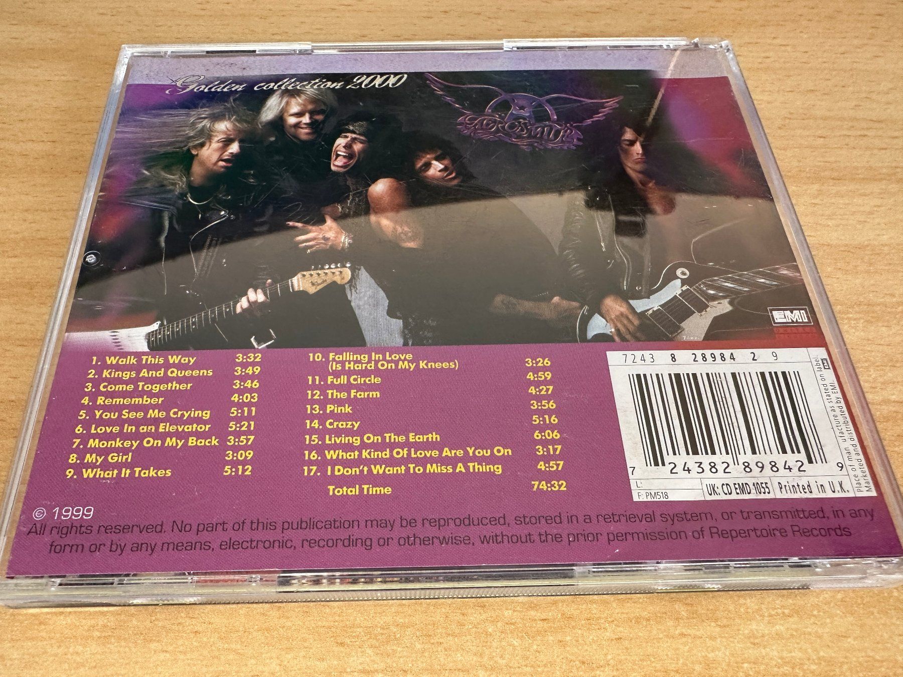 CD: Golden Collection 2000 - Aerosmith – Usato da Rikon im Tösstal venduto da Alpenmutz 1