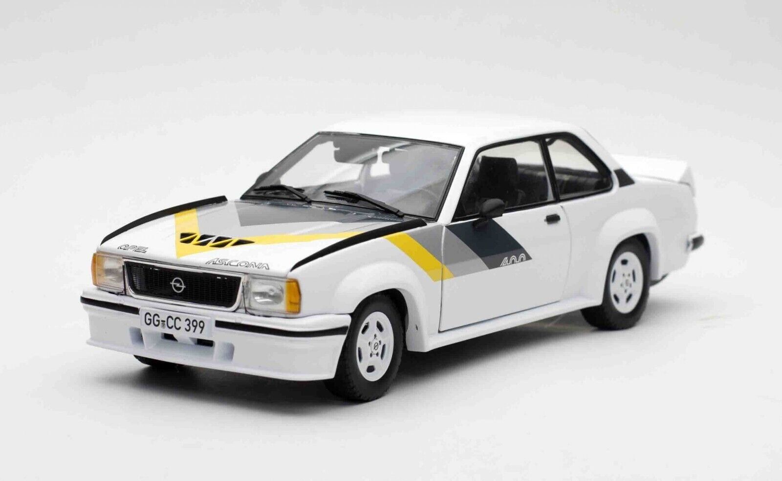 Sunstar Opel Ascona B 400 #14 – 1/18 – Rallye Mondial 1981 – Boîte D’origine