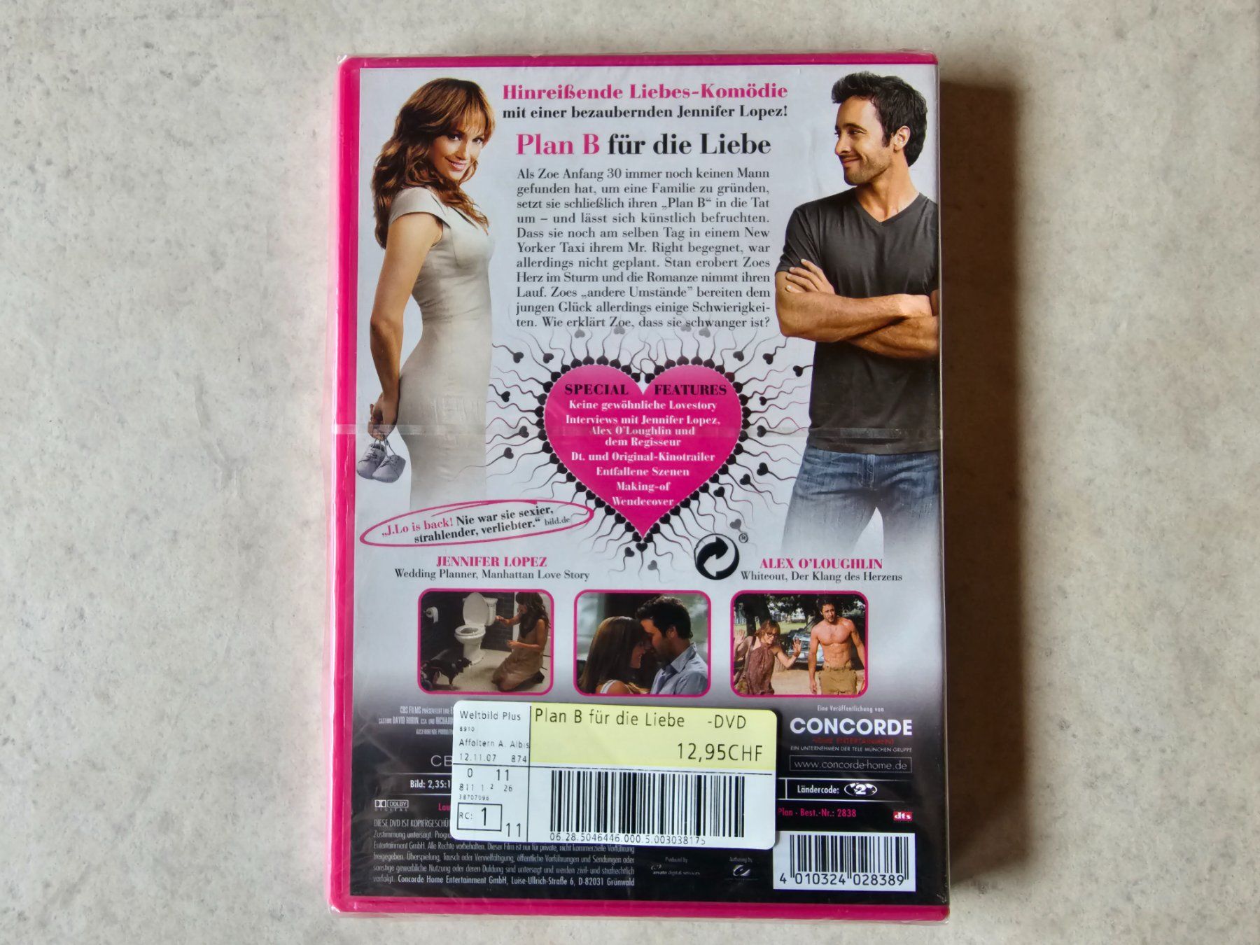 Alle DVDs: Plan B für die Liebe  /  Fabrikneu – Neu und originalverpackt aus Schneisingen von backstore24 1