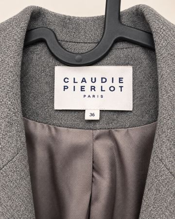 Claudie Pierlot Paris Grey Tailored Blazer – Size 36