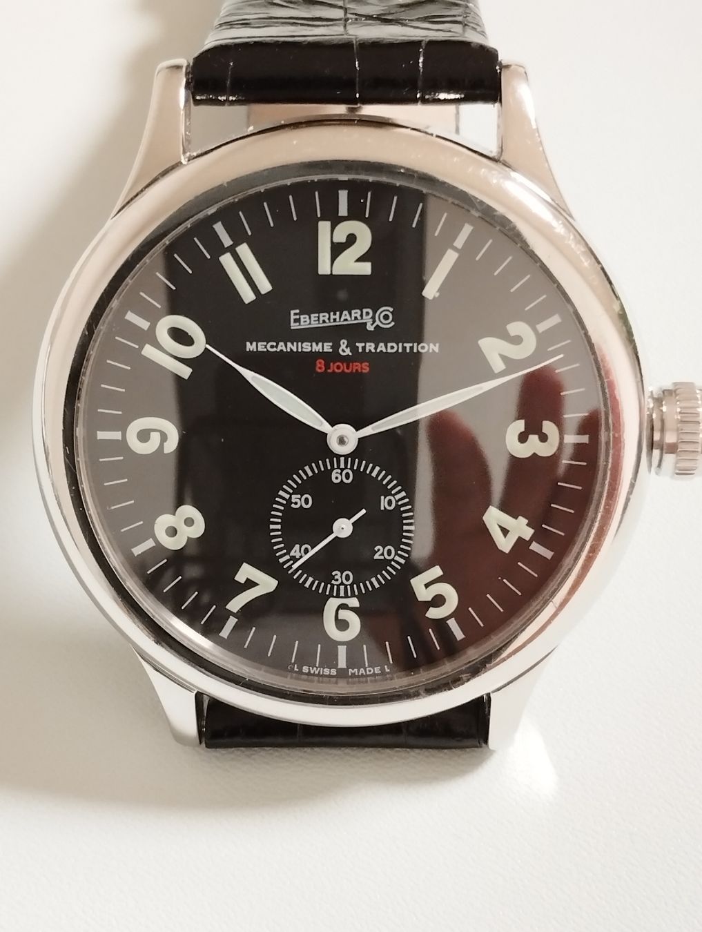 Eberhard & Co. Uhren: EBERHARD & Co TRAVERSETOLO 8 JOURS HANDAUFZUG – Gebraucht aus Zürich von MY-WATCH24 1