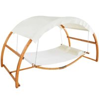 Hängematte für 2 Personen 328x160x171,5cm XXL SANVORA