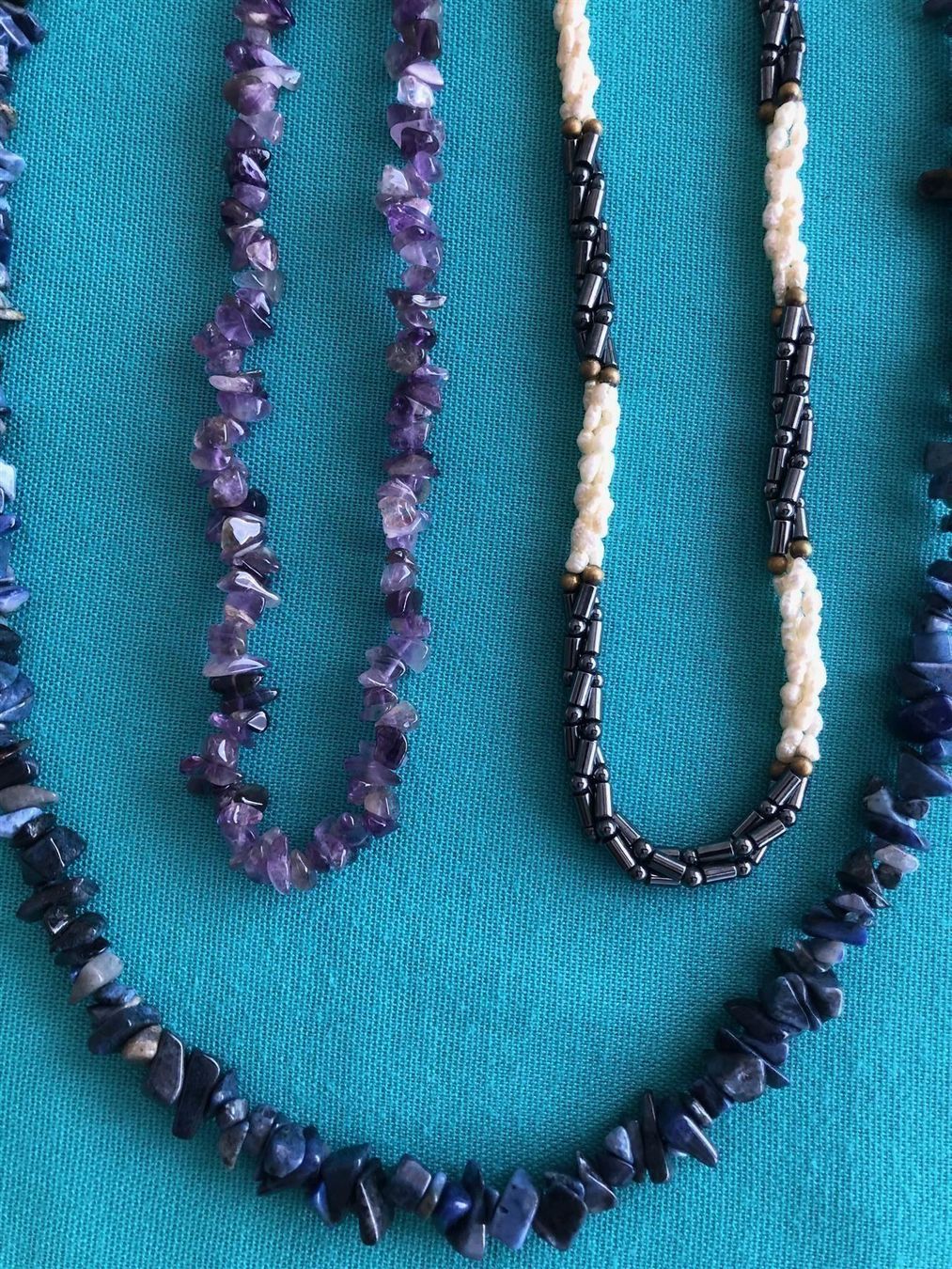 Catenine: LOT wunderschöne echte Steinketten 3.Stk – Usato da Steinhausen venduto da Super05 8