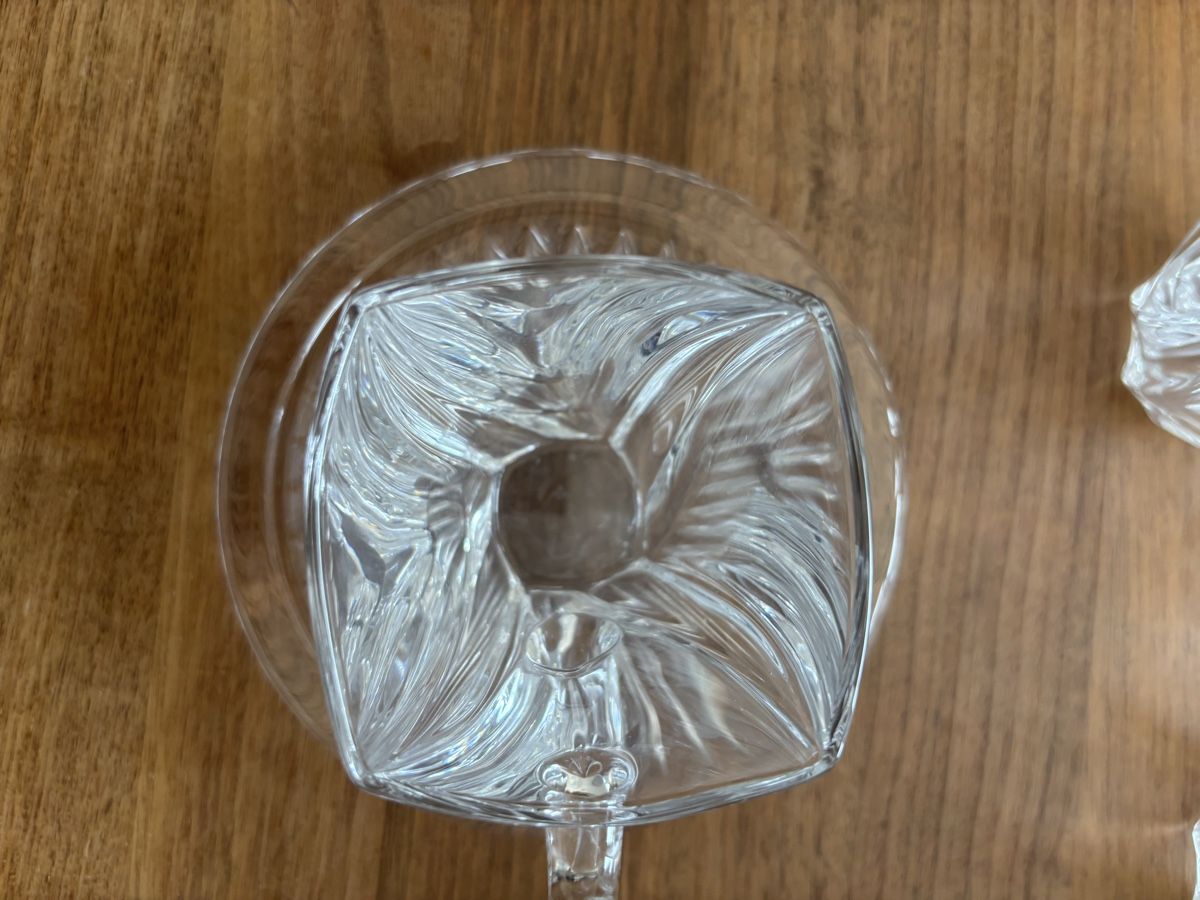 Set di piatti: Glas Tassen mit Unterteller – Usato da Kesswil venduto da Branca-01 5
