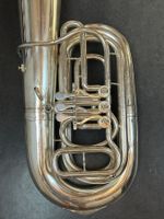 Hirsbrunner, Tuba, B, silber, revidiert, gereinigt