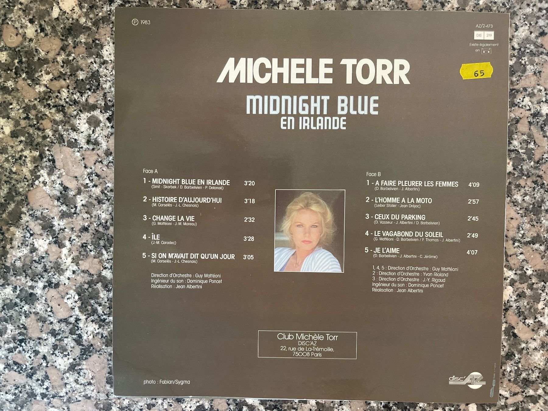 Schallplatten: P15/Michele Torr "Midnight Blue" – Gebraucht aus Frutigen von Philippe_jsp 1