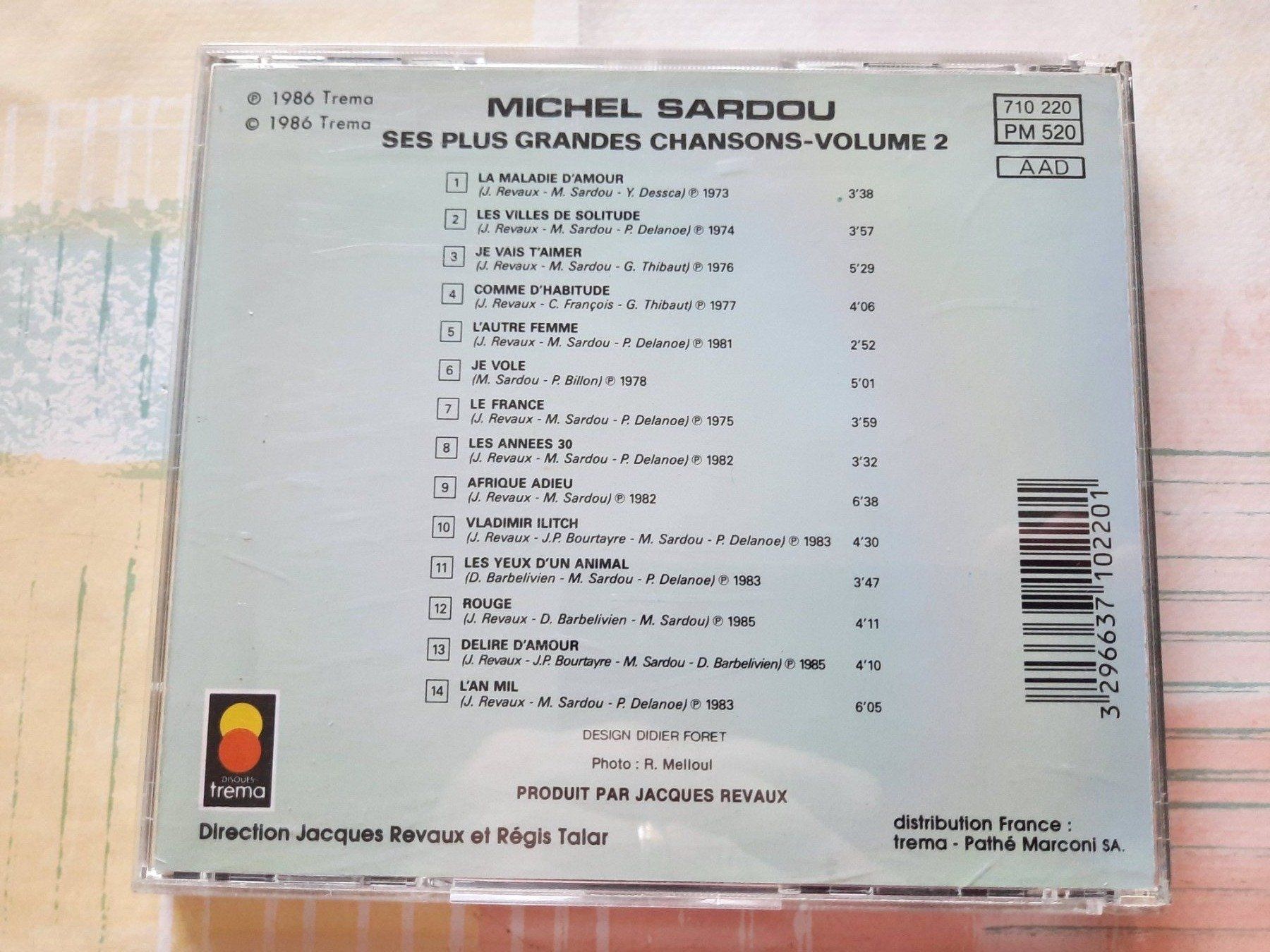 CD: CD Sardou - Ces plus grandes chansons volume 2 – Usato da Pully venduto da bro_n52j 1