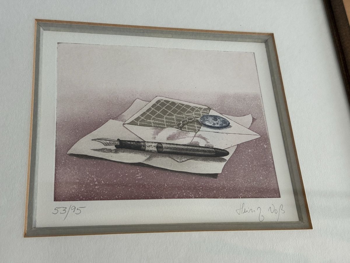 Gemälde: Heinz Voß  Original Radierung Kunst – Gebraucht aus Morges von SevArt