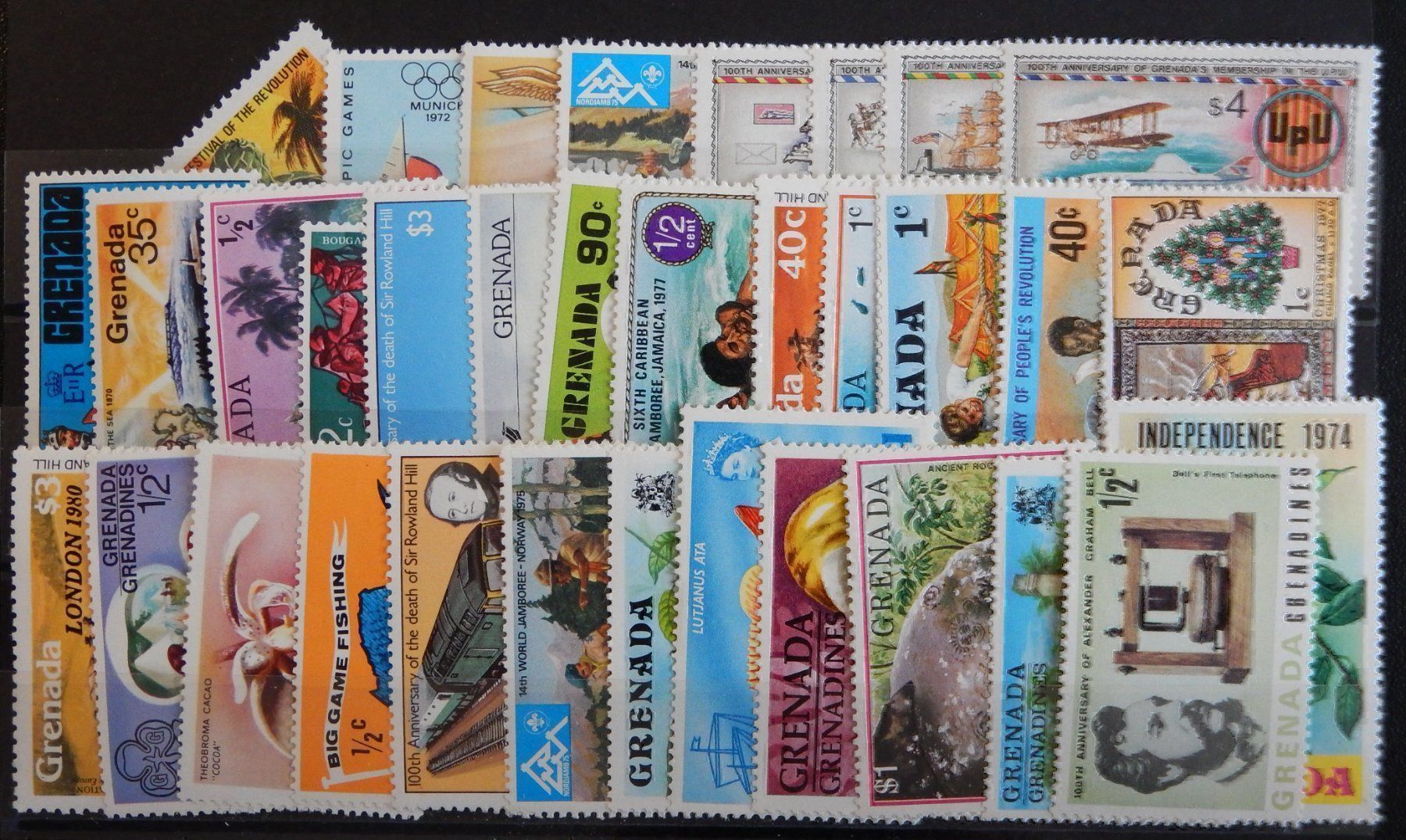 Alle Briefmarken: Grenada Lot neuere Werte I – Gebraucht aus Zürich von Muehlekauf