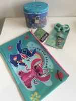 Lot stitch (tirelire, ciseaux, trousse), Disney, neuf