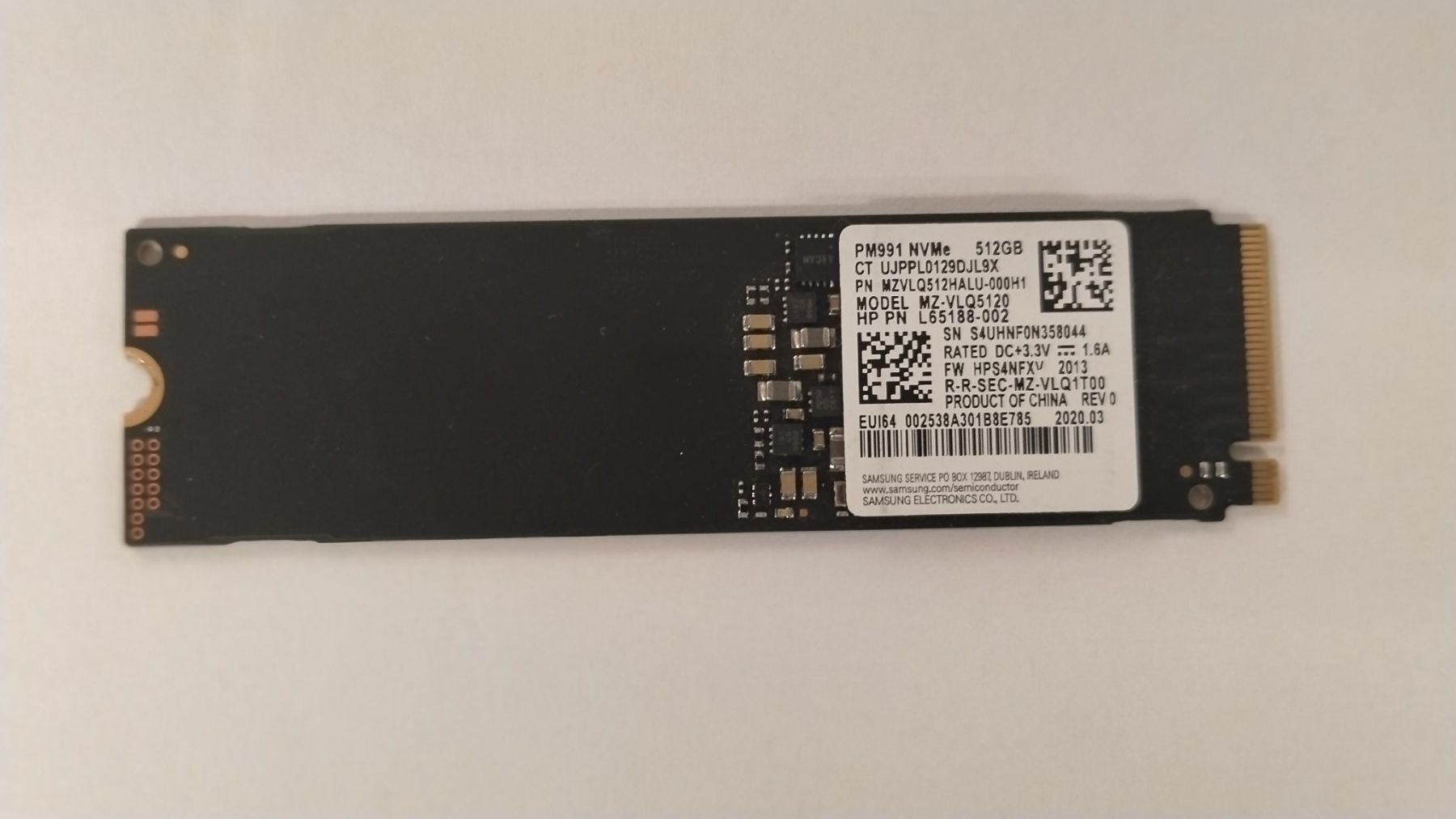 Samsung Dischi rigidi: Samsung SSD PM991 512GB NVMe M.2 – Usato da Wallisellen venduto da mic_gg2g