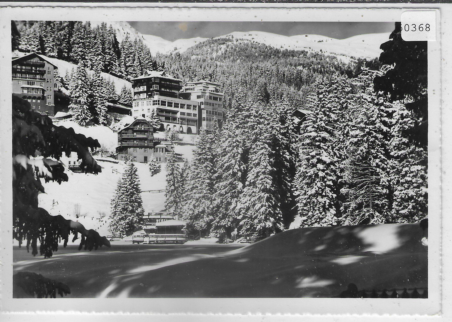 Cartoline postali: Arosa - Orellihaus im Winter – Usato da Ettingen venduto da Kartenplanet