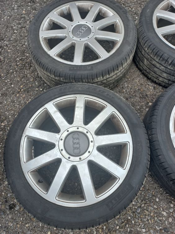 Audi A3 Alufelge 8v0601025ad 17 Zoll 6 5 Inch 5x112 43et Glanz Silber Fel7732713474fx main image 1