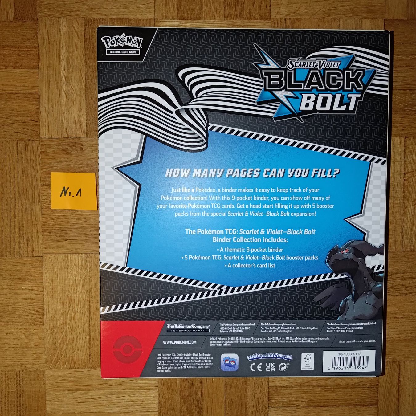 Pokémon Carte collezionabili: 🇺🇲 Black Bolt Binder Collection – Nuovo (secondo la descrizione) da Basel venduto da KilluahZ 1