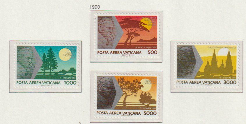 Alle Briefmarken: Timbres Vatican année 1990 1988 1984 – Neu und originalverpackt aus Crans-Montana von kira56