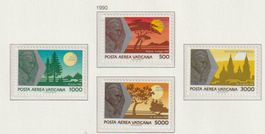 Timbres Vatican année 1990 1988 1984