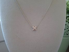 Tiffany&Co.Cross-Stitch/necklace/Kette/Anhänger/Silver 925!