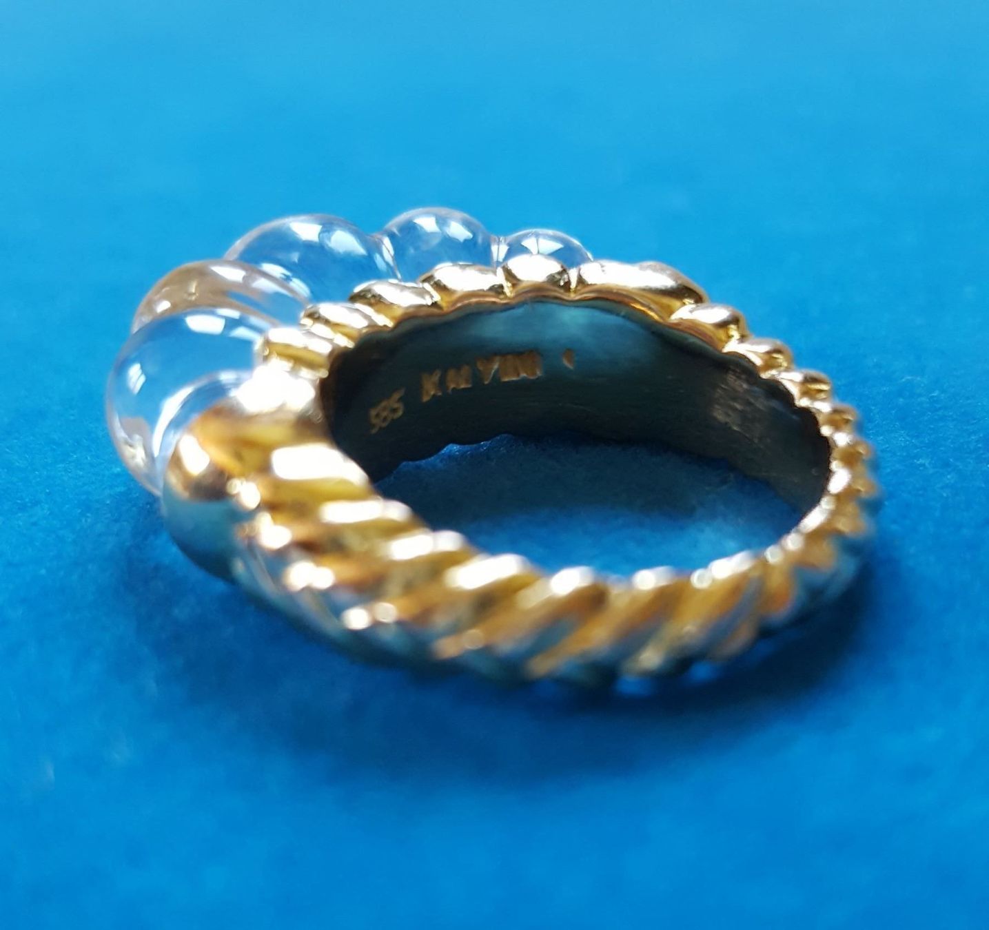 Anelli: Massiv 585 Gold Ring Mit Stein – Usato da Wald ZH venduto da Aniade 7