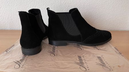 ELEGANT LINE(IT)39-40/NP160CHF Chelsea Echtem Wildleder Sch