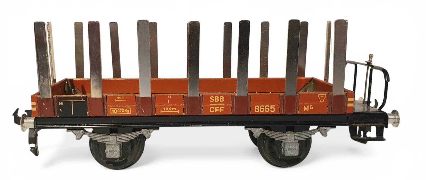 Buco Modelleisenbahnen: 3 Buco Niederbordwagen – Gebraucht aus Flawil von RoverVitesse 1