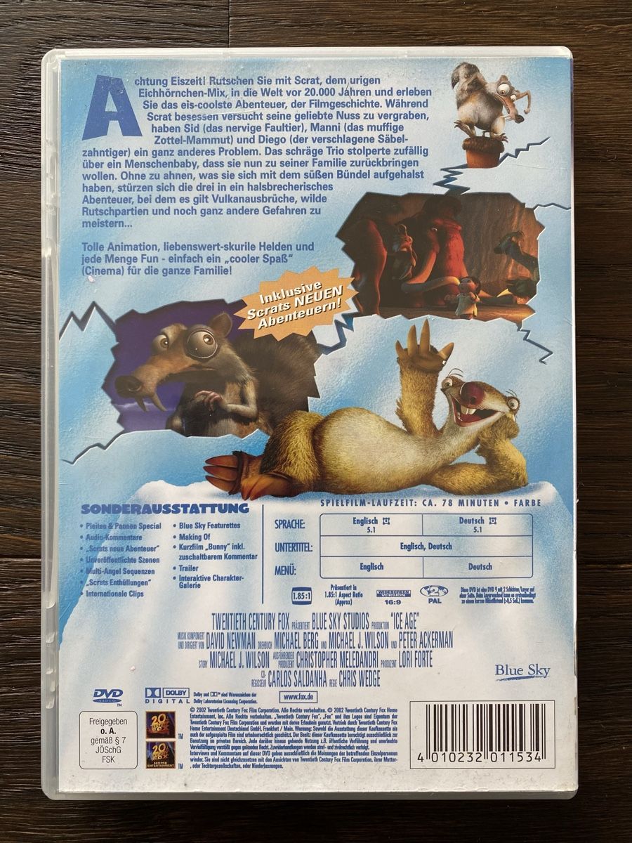 Tutti i DVDs: DVD Ice Age – Usato da Pfäffikon ZH venduto da aveo14 1