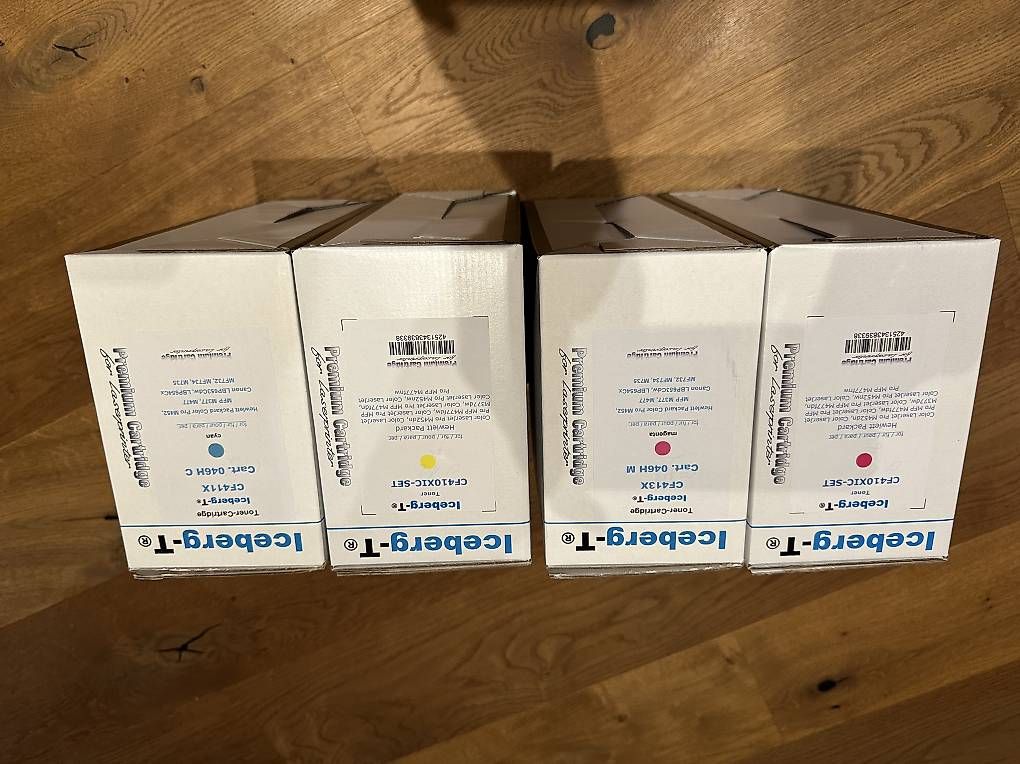 Hewlett Packard Cartucce per stampanti & toner: 4x Toner HP 410x von Iceberg – Usato da Tuttwil venduto da Tell 1