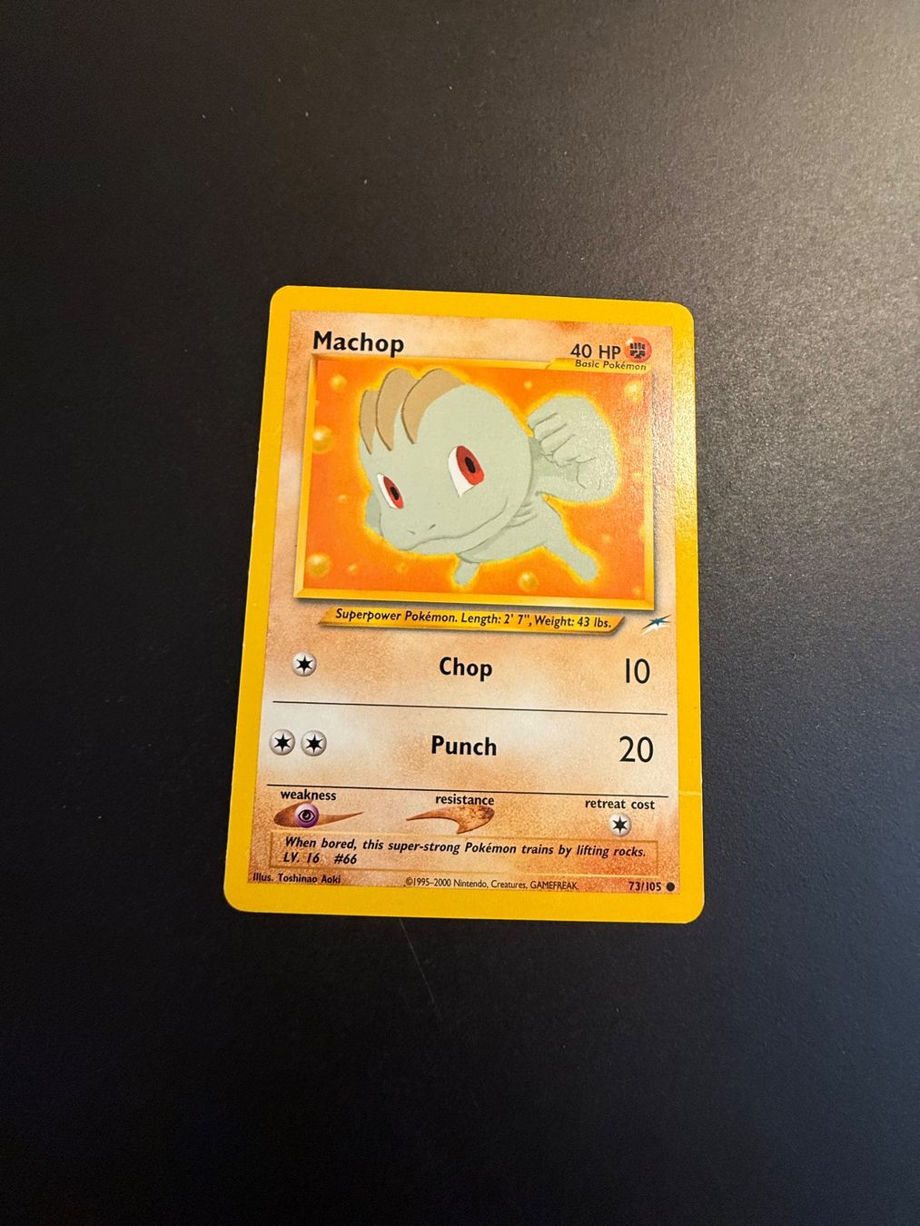 Pokémon Carte collezionabili: Machop 73/105 Neo Destiny – Usato da Zürich venduto da pokemon_cards