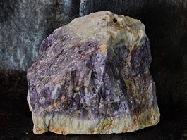 507gr Amethyst roh toll Farbenpracht Heilstein Kristall Stuf