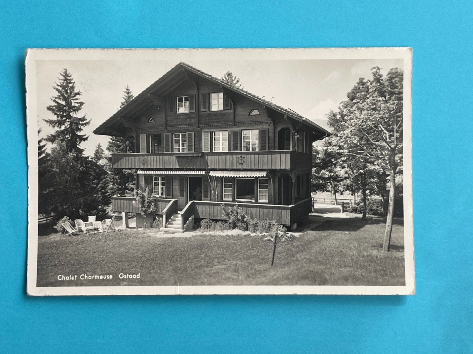Ansichtskarten: Gstaad - Chalet Charmeuse – Gebraucht aus Steg VS von _vinci_