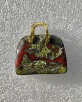 BLOODSTONE- SCHMUCK-HALSBAND-ANHÄNGER,--2,6 CM LANG