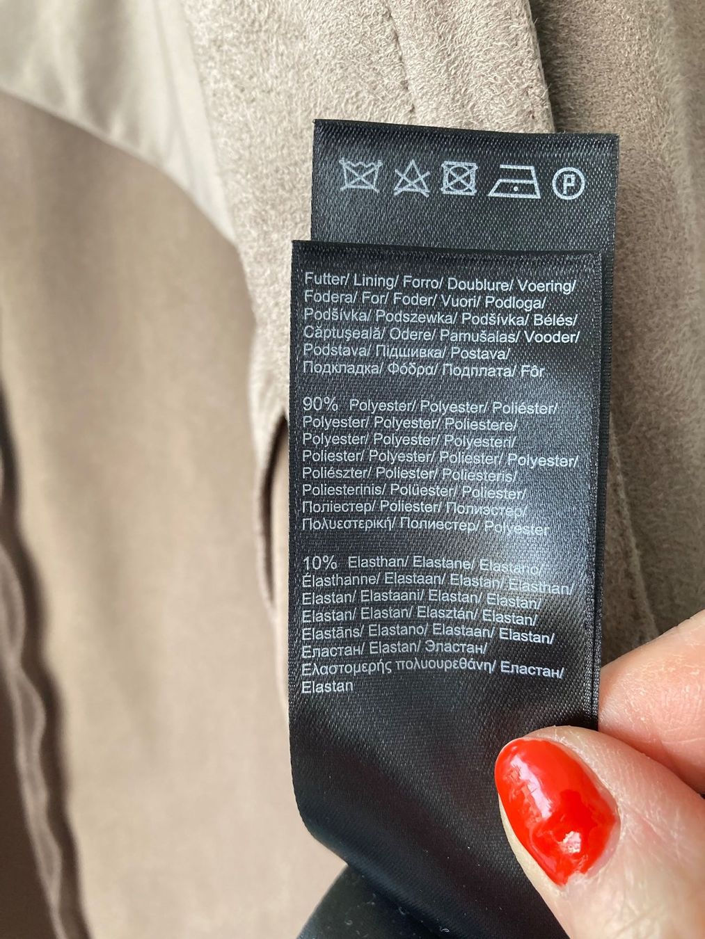Comma Jacken: Comma Jacke Wildlederimitat, Gr. 40, taupe – Gebraucht aus rheineck von norwegianwood52 6