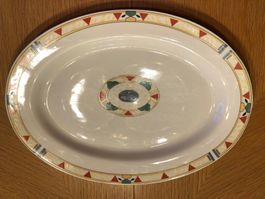 Ovale Platte Fine Porzellan gross