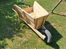 Holzschubkarre (handgemachte Garette)