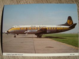 SAN Ecuador Vickers 828 Viscount HC-ATV
