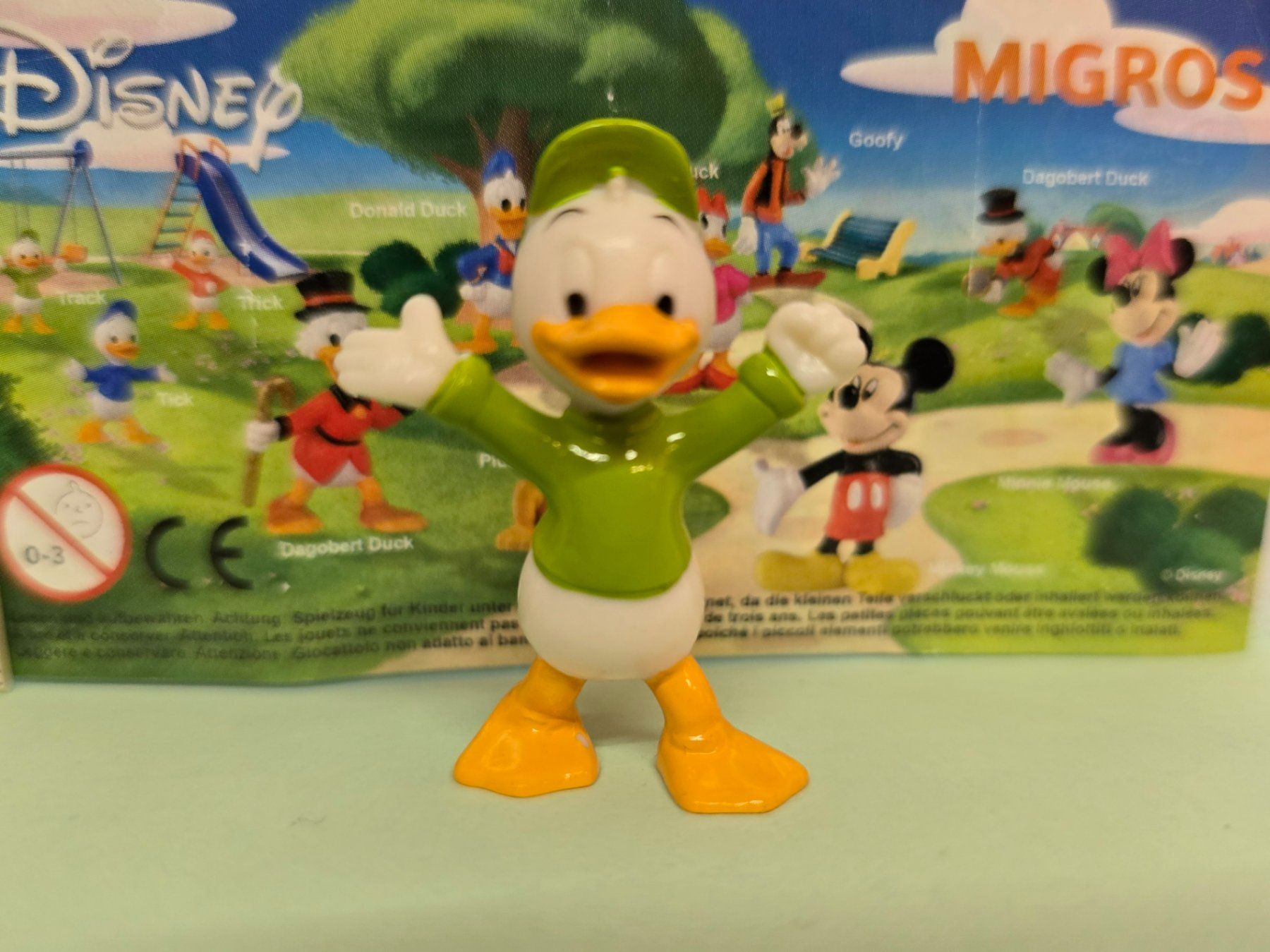 Disney Statuette: Track Disney-Minifigur grün – Nuovo e nell'imballaggio originale da Hornussen venduto da Corvette-