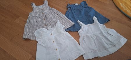 Sommer Kleider Set, Grösse 68 x3 und 80