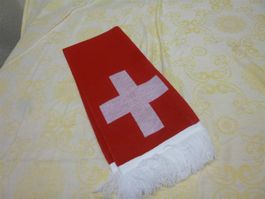 Schweizer Schal Winter Ski Kreuz Rot Weis Alpen Bern Militär