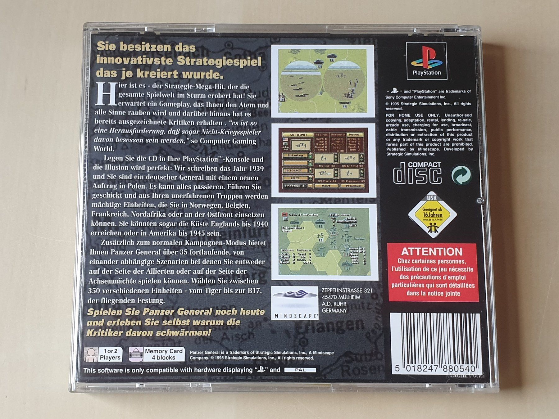 Sony Giochi: Panzer General – Usato da Stansstad venduto da collectorsshop 1