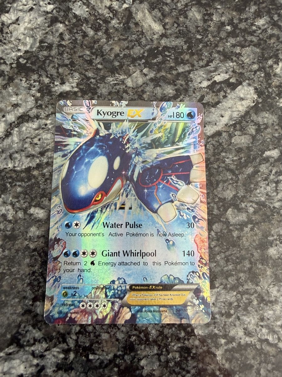 Pokémon Carte collezionabili: Pokémon Kyogre EX 54/160 – Usato da Liestal venduto da arl_6tv7