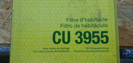 MANN Filter CU 3955, Neu, Originalverpackt, Pollenfilter