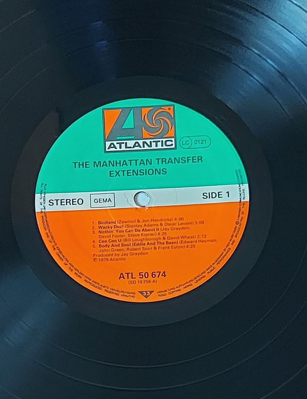 Schallplatten: LP - THE MANHATTAN TRANSFER - EXTENSIONS – Gebraucht aus Steckborn von Quo7 1