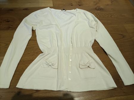 Schicke Damen Strickjacke, beige, Grösse M