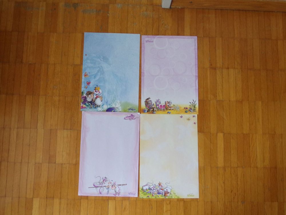 DIDDL Briefpapier-Set Vintage - 90er Jahre Nostalgie Mit Karten, Umschlägen & Briefpapier In Bunt