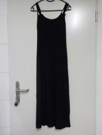 Elegantes Sommerkleid schwarz L (63)