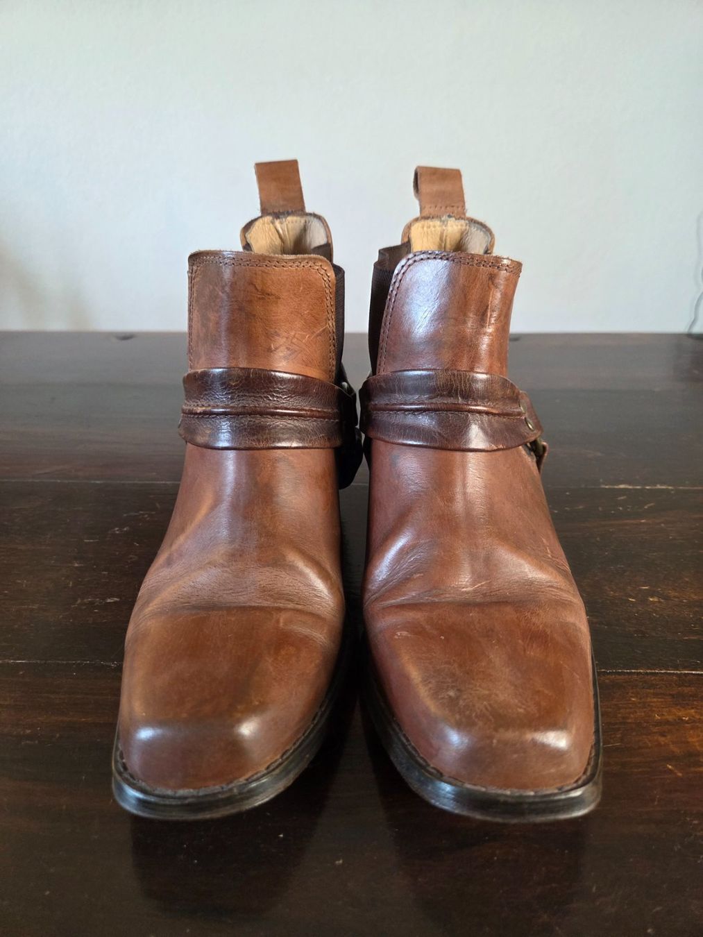Scarpe da uomo: Vintage Leder Ankle Boots Gr. 41 – Usato da Bern venduto da -Aniko- 1