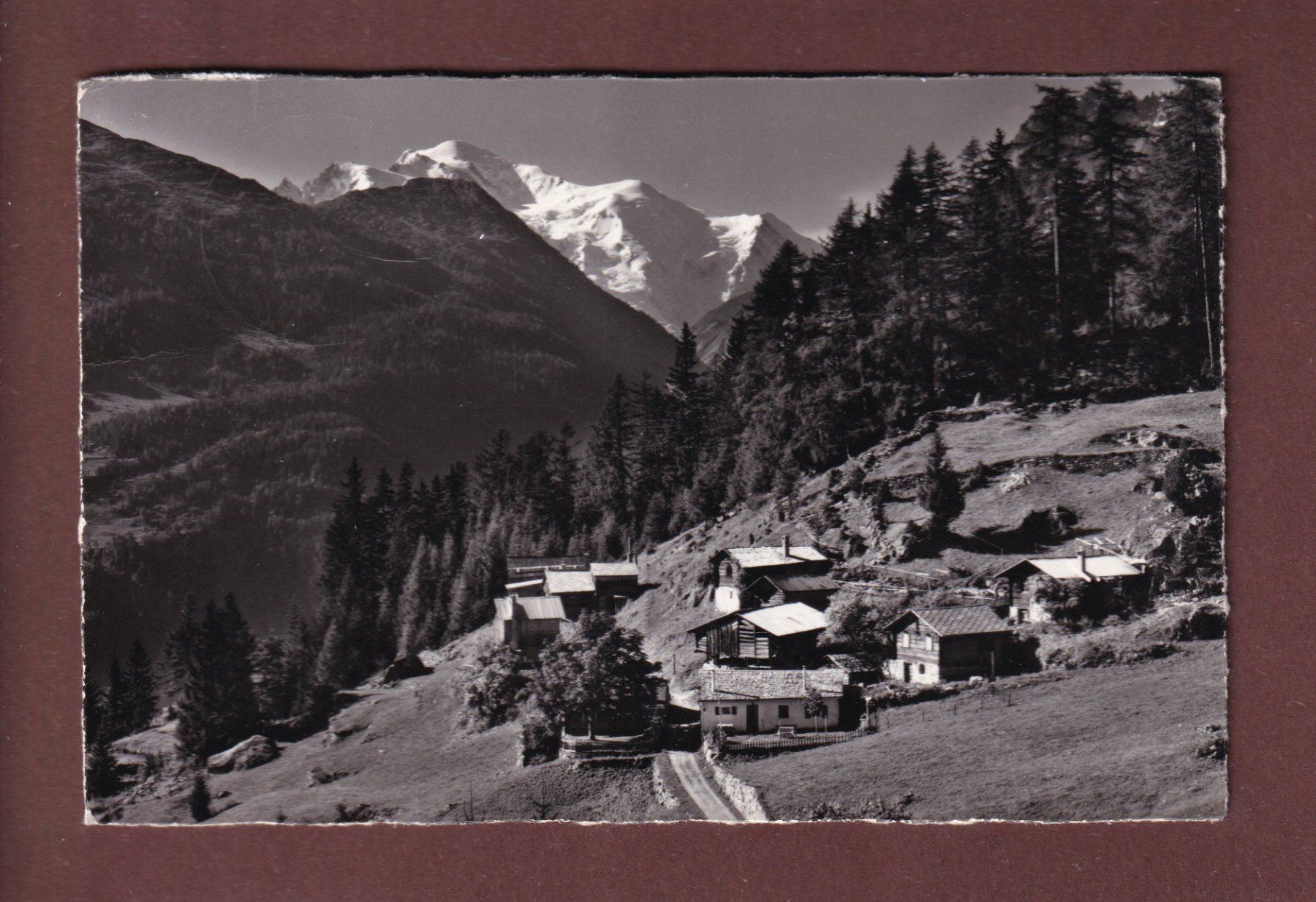 Cartoline postali: LA LECHERE sur Finhaut - 1968 – Usato da Pully venduto da nicecards-shop