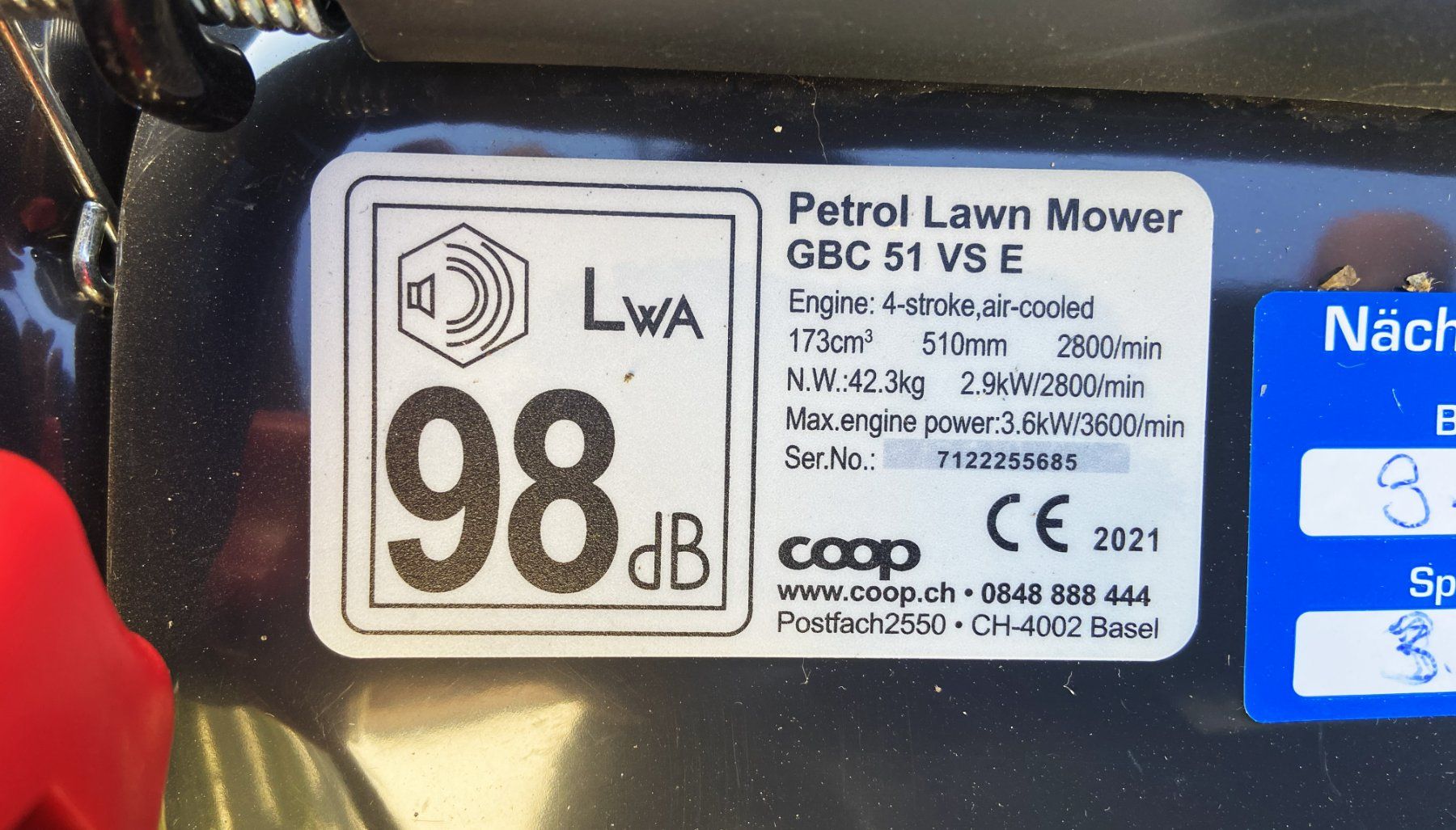 Honda Rasenmäher: Garda Benzin Rasenmäher GBC 51 VS E – Gebraucht aus Baden von campari66 3