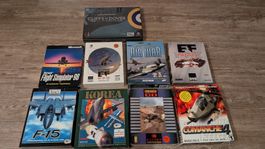 Flugsimulator Sammlung PC Big Box Retro