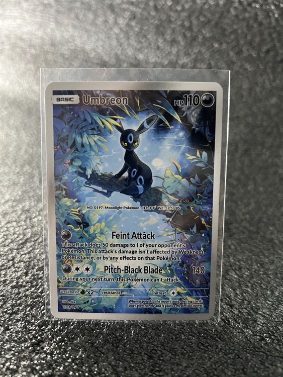 Umbreon 130/197 Reverse Holo Obsidian Flames Near Mint Umbreon 130/197  Reverse Holo - Obsidian Flames (OBF) Pokemon Card - Near Mint Condition Ex  Umbreon