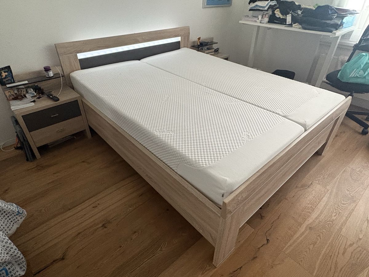 Letti: Doppelbett mit Tempur Matratzen – Usato da Wädenswil venduto da Kordun 1